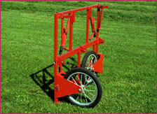 Lil Mule Vinyl Fence Cart