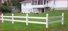 Vinyl Rail Fences 